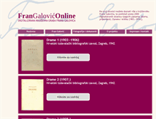 Tablet Screenshot of frangalovic.com